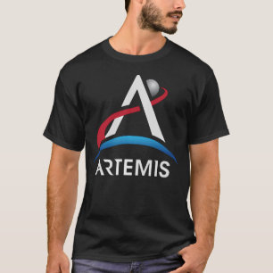 Camiseta Máscara de logotipo oficial da Artemis Nasa