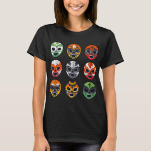 Camiseta Máscara de Luta Livre Cinco De Mayo Mexicano B