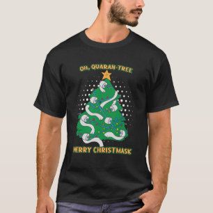 Camiseta Máscara de Natal do Quarantree Toilet Paper