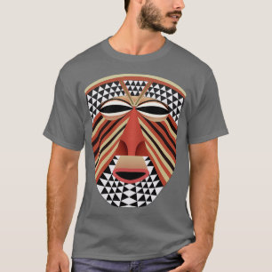 Camiseta Máscara de ornamentado africano