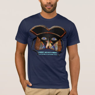 Camiseta Máscara de Pirata Entusiasmada (Personalizada)
