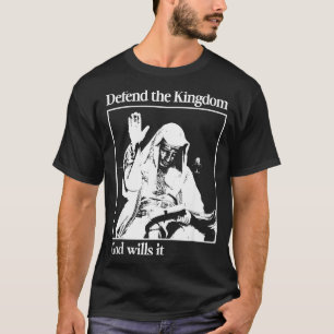 Camiseta Máscara de Prata Rei Baldwin Iv Meme O Rei Leproso