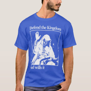 Camiseta Máscara de Prata Rei Baldwin IV Meme O Rei Leproso