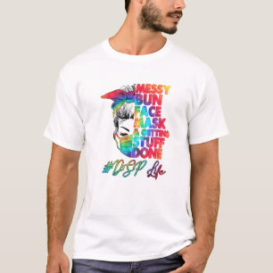 Camiseta Máscara de Rosto de Arma Mensal do DSP E Consiga 