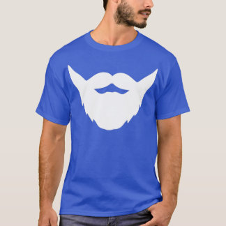 Camiseta Máscara de rosto de barba engraçada