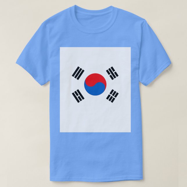 Camiseta Máscara de Sinalizador da Coreia do Sul (Frente do Design)