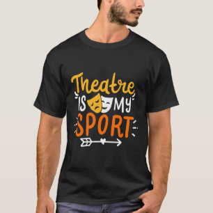 Camiseta Máscara de Teatro Broadway Dramatic Musical Atuand