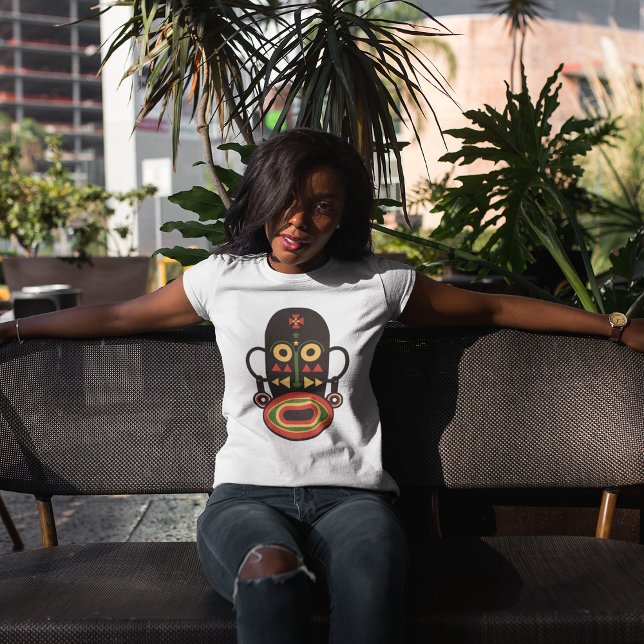 Camiseta Máscara de Tribo Monk (Criador carregado)