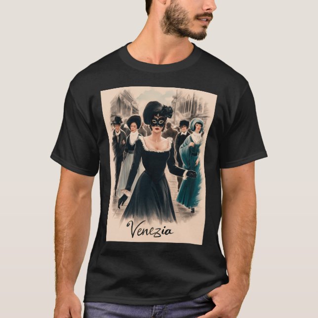 Camiseta Máscara de Veneza (Frente)