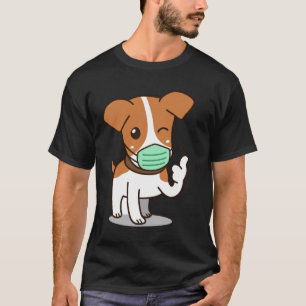 Camiseta Máscara de vista de desenho animado