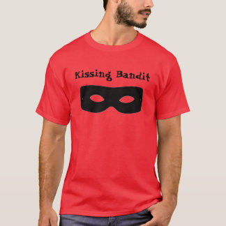 Camiseta Máscara do bandido, beijando o bandido