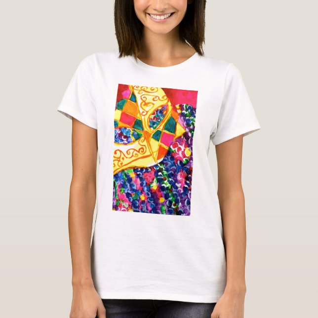 Camiseta Máscara do carnaval (Frente)