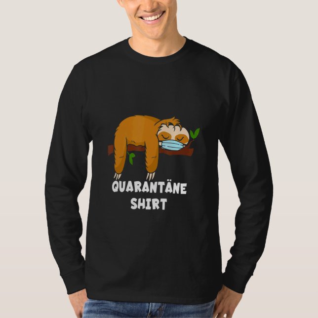 Camiseta Máscara do Respirador da Guarda da Boca da Quarent (Frente)