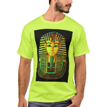 Máscara Dourada do antigo Faraó Egípcio Tutankhamu