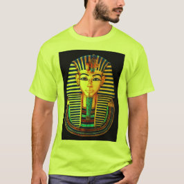 Camiseta Máscara Dourada do antigo Faraó Egípcio Tutankhamu