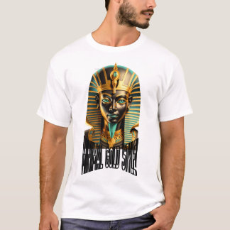 Camiseta Máscara Dourada Minimal – Streetwear de L