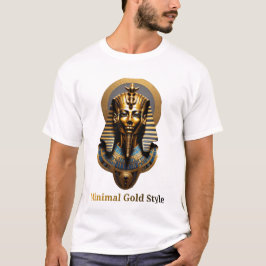 * Camiseta Máscara Dourada Minimalista – Streetwea