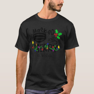 Camiseta Máscara Ed E Feliz De Natal