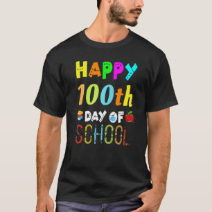Camiseta Máscara Facial de 100 Dias de Aula para Professor