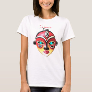 Camiseta Máscara Facial Menina Africana Thunder_Cove