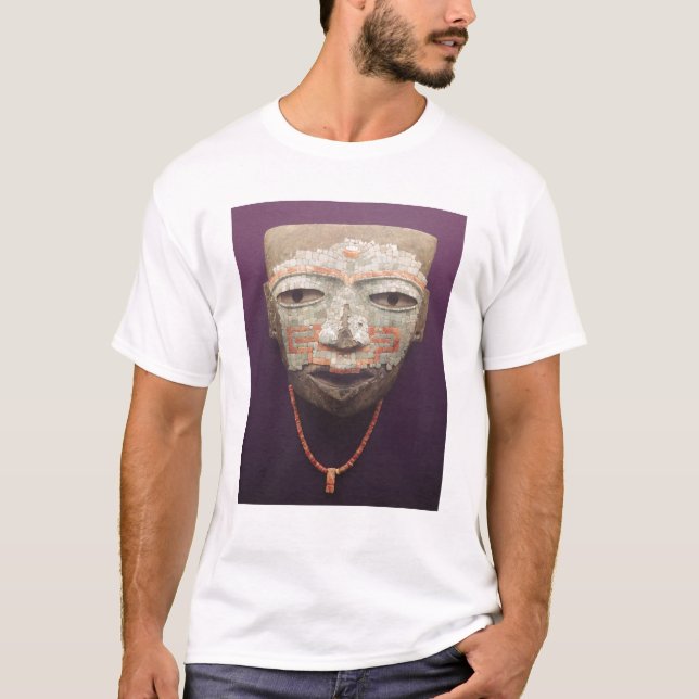 Camiseta Máscara fúnebre de Teotihuacan (Frente)