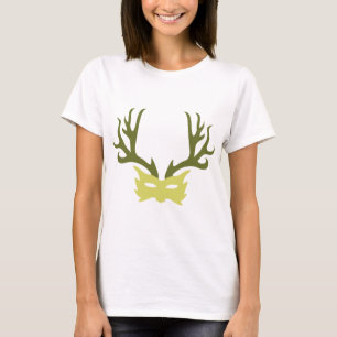 Camiseta Máscara Horned do deus