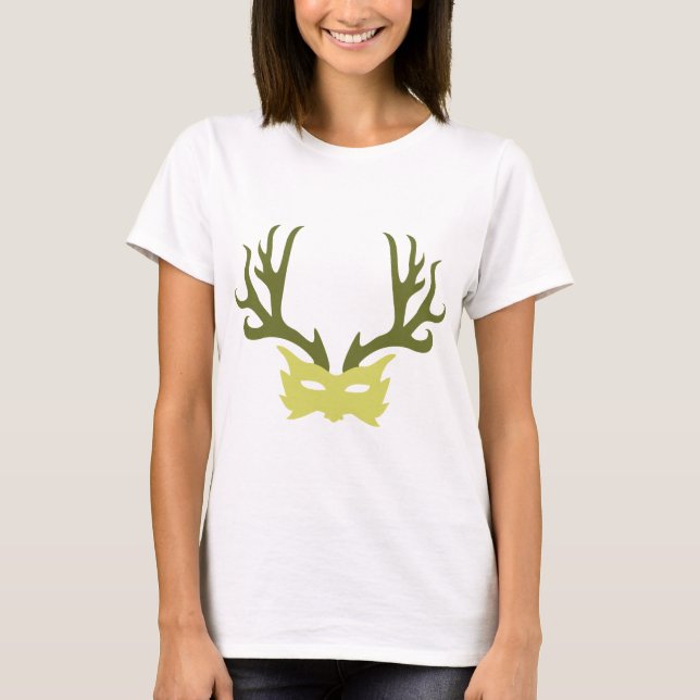 Camiseta Máscara Horned do deus (Frente)