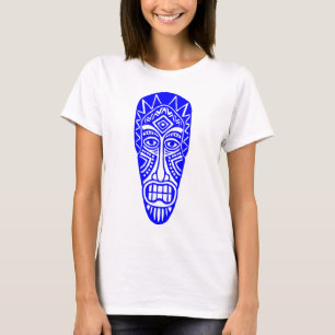 Camiseta Máscara II de Tiki - azul