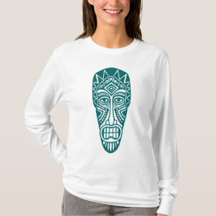 Camiseta Máscara II de Tiki - verde de musgo