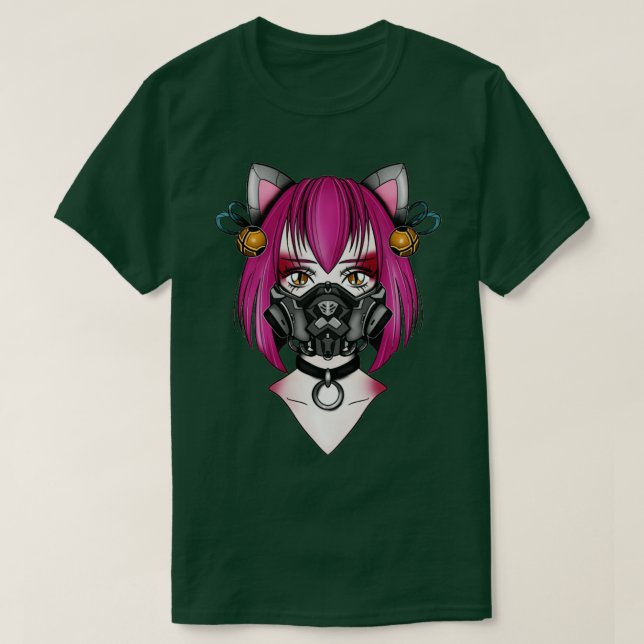 Camiseta máscara japonesa2 (Frente do Design)