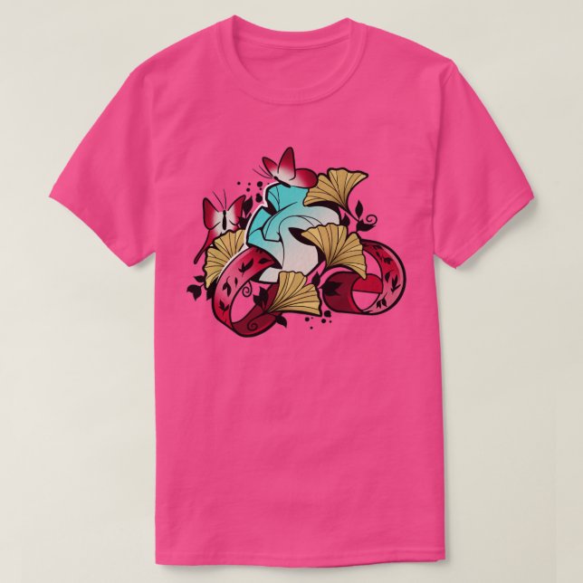 Camiseta máscara japonesa3 (Frente do Design)