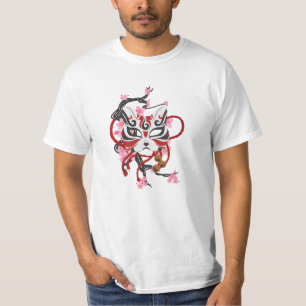 Camiseta Máscara Japonesa Bonita