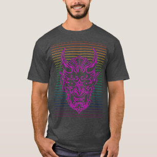 Camiseta Máscara Japonesa Shinigami Linhas 10
