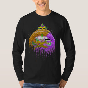 Camiseta Máscara Labial Presente para Mulheres Festa à Fant