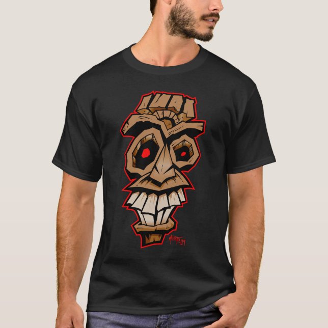 Camiseta Máscara louca de Tiki (Frente)