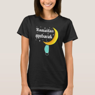 Camiseta Máscara Muçulmana 2022 Ramadan Kareem Mubarak