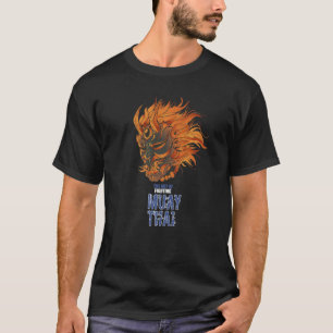 Camiseta Máscara Oni Muay Thai Hannya Tailândia Boxe Tailan