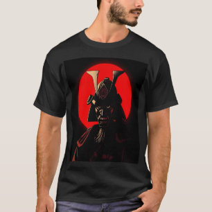 Camiseta Máscara Oni Samurai - Guerreiro da Lua Vermelha Ja