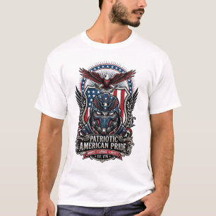 Camiseta Máscara Patriótica Guardiã Liberdade Inspirada Mil