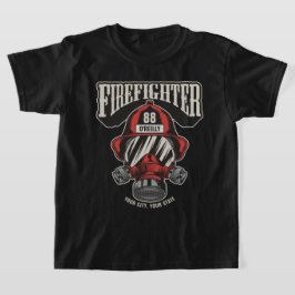 Camiseta Máscara Personalizada de Bombeiro Capacete do Depa