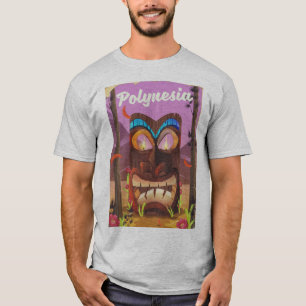 Camiseta Máscara Polinésia Tiki