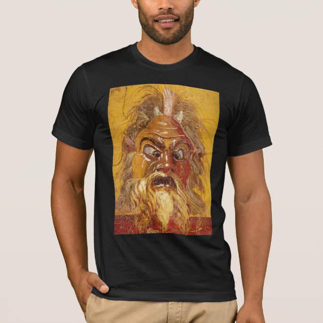 Camiseta Máscara romana do teatro (Frente)