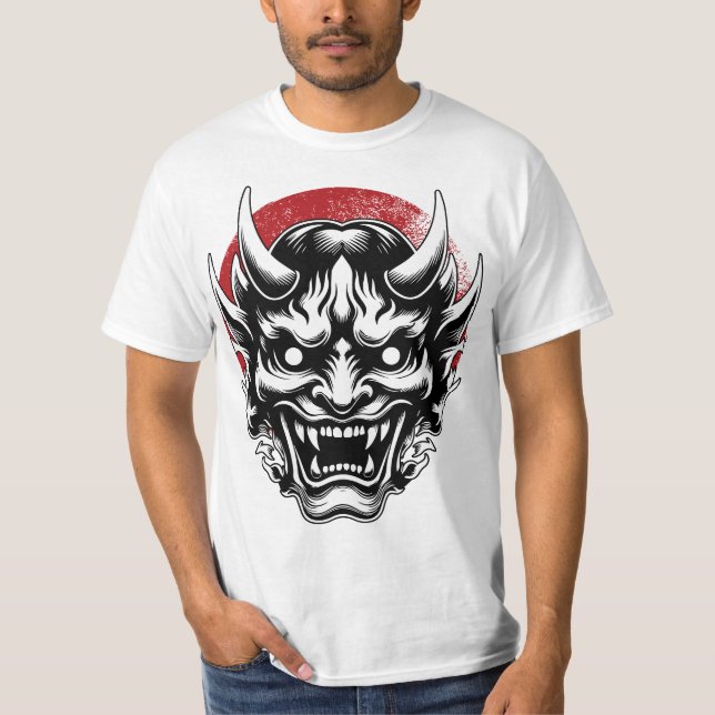 Camiseta máscara Samurai/ japan (Frente)