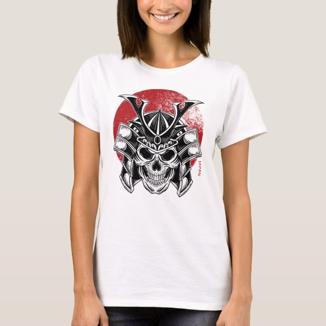 Camiseta Máscara Samurai Oni / Samurai Oni Mask Women (Frente)