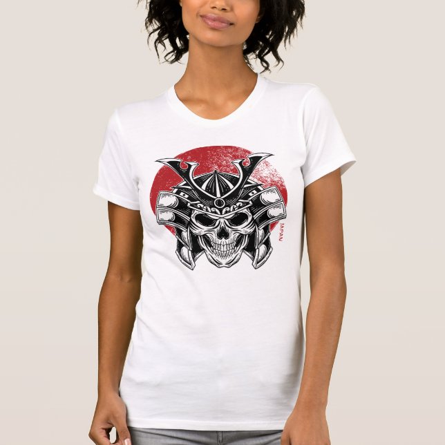 Camiseta Máscara Samurai Oni / Samurai Oni Mask Women (Frente)