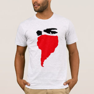 Camiseta máscara vermelha