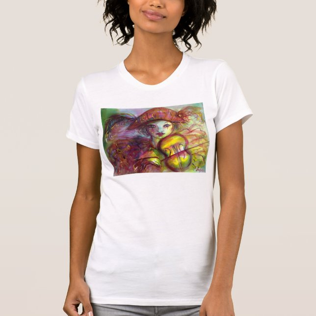 CAMISETA MASCARADA VENETIANO / HARLEQUINA (Frente)