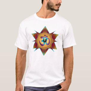 Camiseta Máscaras da terra da mandala do OM