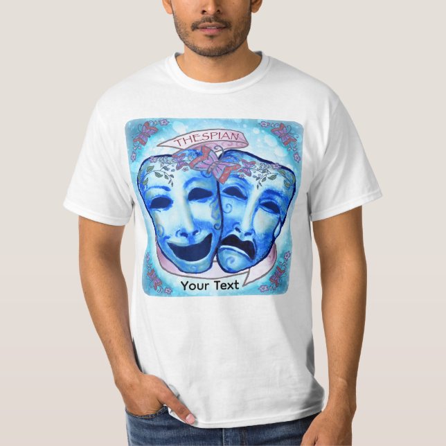 Camiseta Máscaras de Ator Aqua (Frente)