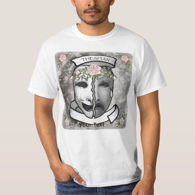 Camiseta Máscaras de Ator Metade (Frente)
